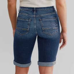 Stretchy High Waisted Denim Shorts With Pockets Trendy Distressed Ladies Casual Trousers Summer Trousers For Womens Slim-Fit
