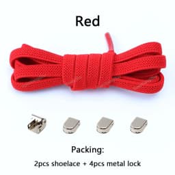 No tie Shoe laces Elastic laces Sneakers Flat Shoelaces without ties Quick Shoelace for Shoes Kids Adult One Size fits All Shoes
