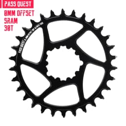Round Oval 0mm Offset For SRAM Gx XX1 Eagle GXP PASS QUEST Crankset Round MTB Narrow Wide Chainring 28T 30T 32T 34T 36T 38T