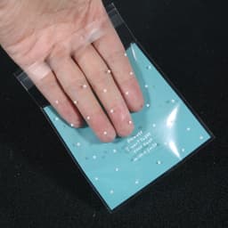 100pcs Transparent Self-adhesive Candy Gift Bags Little Dots Bread Toast Cookies Baking Packaging Bag Birthday Party Supplies