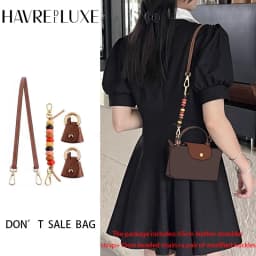 HAVREDELUXE Beaded Decorative Chain For Longchamp Mini Bags Into Colorful Handheld Non Destructive Modification shoulder Straps