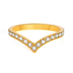 Simple Chevron V Shape Ring or Party 316L Stainless Steel Fashion Jewelry Rings For Women