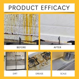 JAKEHOE Kitchen Heavy Oil Cleaner Powerful Cleaning Grease Oil Stain Powder Cleaner Muilt-FunctionsDuty Degreaser Cleaner Spray