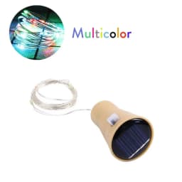 Solar 10LED 15LED 20LED Wine Bottle Lights Cork Shape Fairy Lights Garland Christmas Light Copper Wire Home Room Decoration Lamp
