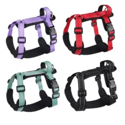 Custom Embroidered Reflective Dog Harness, Personalized Name & Phone, Adjustable No Pull Pet Vest for Small Medium Large Dogs