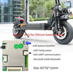 JBD Built-in BT Smart BMS Li-ion LiFePo4 24V 36V 48V 7S 8S 9S 10S 11S 12S 13S 14S 40A 50A BMS UART With Balance Function