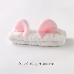 Cute face wash headband with plush headband, widened anti slip face wash, makeup application, moisture-proof hair, sports face w