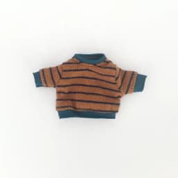 Ob11 Doll Clothes Solid Color Striped Hoodie T-Shirt With Long Sleeves Accessories For Bjd,Gsc,Obitsu11, Molly, Ymy, P9, GsC