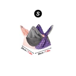 Winter Warm Pet Hanging Bed Contrast Color Splicing Double Thickened Hammock for Flying Squirrel Guinea Pig Pet Cage Accessories