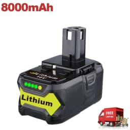 1~4Pcs 3.6/5.0/8.0/9.0Ah 18V P108 Battery Replace for Ryobi 18V Cordless Power Tool P109 P102 BPL18151 BPL1820 Li-on Battery Pin