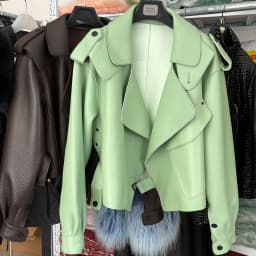 YOLOAgain 2025 Spring Loose Oversized Real Leather Jacket Women Streetwear