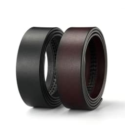 100% Real Cow Genuine Leather Belt No Buckle for Automatic Buckle Vintage Belt Body 3.50 cm Width Black Brown Cowskin