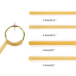 4Pcs/Set  3/5mm Ring Size Adjuster for Loose Rings Ring Reducer to Make Ring Smaller Guard Resizer for IDEAL for Jewelty Tool
