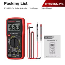 HABOTEST HT9205A-PRO True RMS Digital Multimeter 2000 Counts AC/DC Voltage Current Resistance Capacitance Electrician Tester