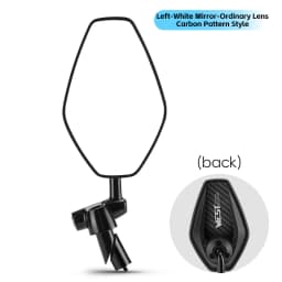 Stable Bicycle Mirror Anti Glare Aluminum Alloy Bracket Anti Vibration with Installation Hex Key Bicycle Accessories