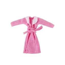 Doll Clothes Bathrobe Mulitcolor Robe Plush Solid/Leopard Dress For 11.8inch 30Cm Accessories Baby Girl's Holiday Gifts