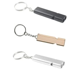 1-3PC Dual Frequency Survival Whistle Flat Metal Whistle for Outdoor Hiking Climbing Emergence Whistle Tools