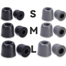1/3/6Pairs Replacement Soft Memory Foam Earbuds Tip Noise Isolating Ear Pads Foam Eartips for 4.5mm Nozzle in-Ear Earphones