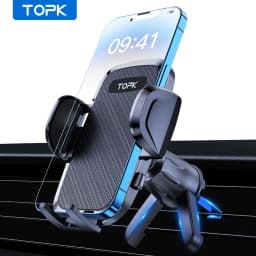 TOPK Gravity Car Phone Holder Air Vent Auto-Grip Mount Universal Stand for iPhone 15 14 Samsung Xiaomi Auto GPS Bracket