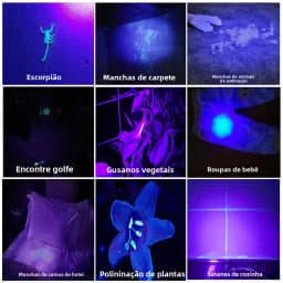 395nm UV Flashlight Ultraviolet Torch With Pen Clip Portable Violet Light Pet Urine Scorpion Detector UV Lamp Use AAA Batteries
