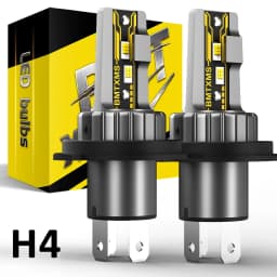 BMTxms 2PCS Canbus H11 H8 LED Fog Light Bulbs H10 9145 H16JP H27 880 881 H27W LED H4 H9 9006 HB4 Car Driving Lamp White Yellow