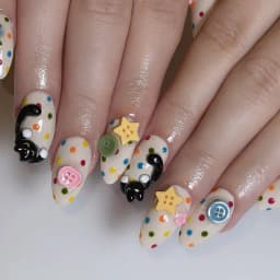 24pcs Cute Cartoon Black Cat Press On Nails 3D White Bowknots Pumpkin Pattern False Nails Stripes French Style Almond Fake Nail