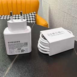 For Samsung 45W Super Fast Charger EU Adapter 1.8M 5A Type C Cable Galaxy S25 S24 S23 Ultra Plus FE Edge Fold FLip 6 5 A55 A36