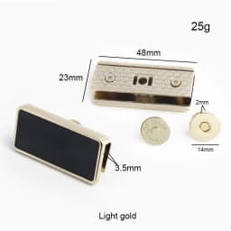 1-5-20Sets Metal Bag Locks For Handbag Shoulder Purse Magnetic Lock Turn Twist Lock Decor Clasp DIY Sewing Hardware Accessories