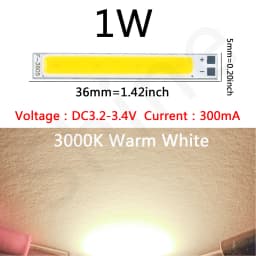 8pcs LED COB Lamp Beads Chip High Power 1W 3W 5W DC3V 9V 12V 15V For LED Car Bicycle Flashlight Wall Lamp Lights Tube Repair DIY