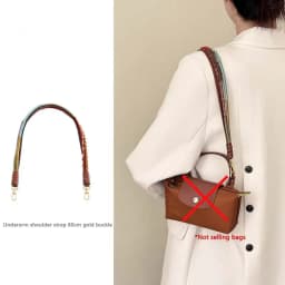 Weaving Handheld Shoulder Strap For Longchamp Mini Handle Bag Strap Modification Bag Accessories