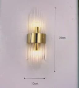 Light Luxury Wall Light Luxury Crystal Wall Lamp Decor for Living Room Bedroom Bedside FixturesTV Background Sconce Wall Lamps