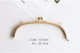 25.5CM Big Square Metal Frame for Purse Handle Clutch Bag Handbag Accessories Making Purse Clasp Lock Metal Clasp Bags Hardware