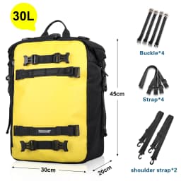 Rhinowalk Motorcycle Pannier Bag Waterproof Inner Bag Tail Bag 10L/20L/30L Free Collocation Rear Seat Bag Cycling Backpack