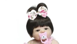 Latest 7 different models Reborn Doll Hair Wig DIY Reborn Baby doll Short and Curly Sticked Hair Wig DIY Doll Hair Accessories