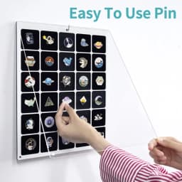 Acrylic Brooch Pin Organizers Display Commemoratives Storage Case Badge Enamels Pin Collections Holder Tabletop & Wall