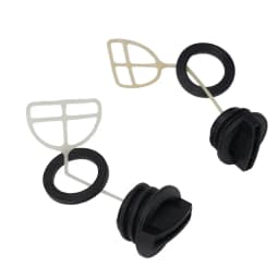 2PCS Fuel Tank Cap Oil Cap With Gasket For Chinese Chainsaw 5200 52cc Garden Tool Parts Replacement Accessories