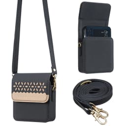Luxury Embossed Small Flower Universal Bag Case For Samsung Z flip 7 6 5 4 3 7Fe Long Lanyard Shoulder Strap Back Cute Cover
