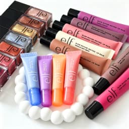 E.l.f Squeeze Me More Lip Balm Duo Lip Gloss Mango-Watermelon Bubblegum-Cherry Mint-Chocolate Two Tone Set with 3 Combinations