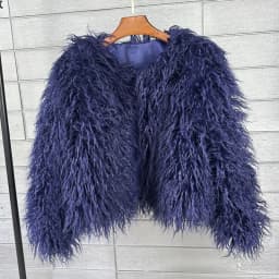 DEAT Fur Imitation Fur Coat Korean Version Pure Color Beach Wool Women's Short Coat Straight 2026 Winter Wram Jackets 11A06487