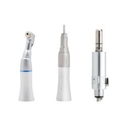 Dental Low Speed Handpiece Kit with External Water Spray Contra Angle Air Motor for Universal Lab E-Type Motors Dental Lab Tool