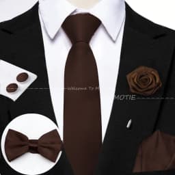 Hot Sale Burgundy Pink Necktie Set Include Polyester Bowtie Cufflink Floral Brooch For Groom Suit Wedding Cravat Shirt Accessory