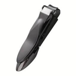 1-piece Nail Clippers for Men with Catcher -Sharp Heavy Duty Self-Collecting Nail Cutters with Ergonomic Lever Keep Fingernails