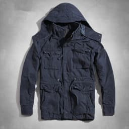 Cargo Jackets Men Tactical M65 Multi-pockets Cotton Coats Removable Hooded Work Jacket Wear-resistant Winter