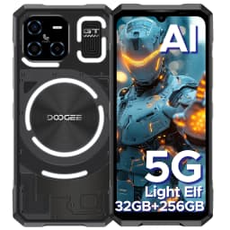 DOOGEE Blade GT Rugged Phone 32GB RAM 256GB ROM LED Light Effect Dimensity 7050 6.72'' FHD+ 120Hz 5500mAh Battery Smartphone NFC