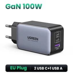 UGREEN 100W GaN Charger PD Fast Charger USB C Charger QC4.0 3.0 Quick Charge For Macbook Pro Laptop Tablet iPhone 15 14 13 Pro