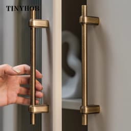 Antique Bronze Solid Brass Cabinet Handle and Knob Drawer Knobs T Bar Bedroom Kitchen Cupboard Hardware / Drawer Handles