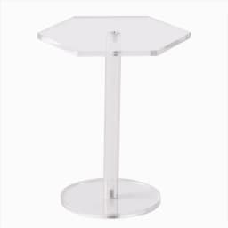 Acrylic Transparent Jewelry Perfume Cosmetics Display Stand Frame Round Diamond Ring Holder Bracket Small Doll Model Organizer