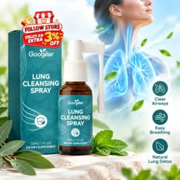 Respiratory Support Spray for Airway Clearance & Breathing Ease Natural Lung Detox Supplement Eucalyptus & Menthol Formula 30ml