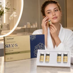 Sanendi SRLV-S Bio Cell Dermapen Serum for Face Freeze-Dried Powder HYDRATION Firmness Fine Lines Korean Skin Care