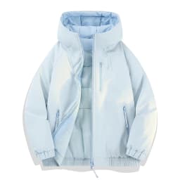 Autumn/Winter Fashion Solid Color Thickened Warm Windproof Hooded Cotton Jacket Men's Casual Loose Plus Size High Quality Coat